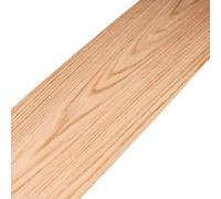 Aibote Lámina autoadhesiva de madera de roble rojo natural para restauración de muebles, material de bricolaje para gabinetes de altavoces, mesa, cocina, manualidades (20 x 250 cm, corte plano)