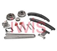 AIC 59508Set Kit de cadena de distribución con carril de deslizamiento con tensor de cadena con regulador del árbol de levas con rueda dentada cigüeñal Control desgaste de ruedas dentadas; cambiar si