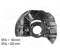 AIC Ankerblech Spritzblech Bremsscheibe Vorne Izquierda Para BMW 3er Compact E46
