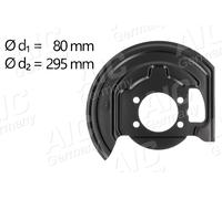 AIC Placa de Anclaje Antisalpicaduras Disco Freno Delantero Derecho para Nissan