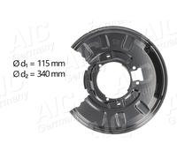 AIC Placa de Anclaje Antisalpicaduras Disco Trasero Derecha para BMW 3er Compact