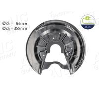 AIC Placa de Anclaje Antisalpicaduras Disco Trasero Derecha para VW Audi Golf V.