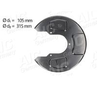 AIC Placa de Anclaje Antisalpicaduras Disco Trasero Derecha para VW Ford Sharan