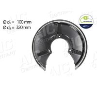 AIC Placa de Anclaje Antisalpicaduras Disco Trasero Izquierdo para Audi A4 80