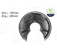 AIC Placa de Anclaje Antisalpicaduras Disco Trasero Izquierdo para Audi A4 80
