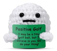 AICase Accesorios de Regalo de Golf, Divertidas Pelotas de Golf positivas, Ideas de Regalo de Ganchillo, Pepitas de Apoyo Emocional para Hombres y Mujeres, Torneo de golfistas, papá, mamá, día del