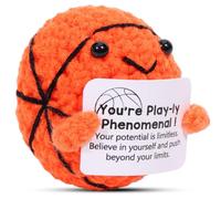 AICase Apoyo Emocional Nuggets Fanny Positive Basketball Gifts Cute Cheer Up Doll Apoyo Emocional Crochet Accesorios de Baloncesto para Hombres,Mujeres,mamá,niños, papá,Padres,Amigos, cumpleaños