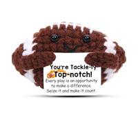 AICase Apoyo Emocional Nuggets Fanny Positive Football Gifts Cute Cheer Up Doll Apoyo Emocional Accesorios de fútbol de Ganchillo para Hombres, Mujeres, mamá, niños, papá, Padres, Amigos, cumpleaños