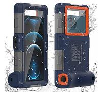 AICase Carcasa de fotografía subacuática Universal Impermeable actualizada para iPhone 14 Pro Max/14 Pro/14 Plus/14/13/12/XR/8/7/6[50ft/15m], Funda de Buceo para Galaxy S23/23+/23 Ultra/S22/S21