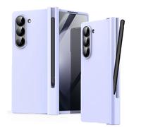 AICase para Galaxy Z Fold 6 Funda Original Protector de Pantalla Incorporado con Soporte para S Pen 360 Funda Protectora de Cuerpo Completo para Samsung Galaxy Z Fold 6 5G Funda 2024 Púrpura