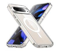 AICase para Google Pixel 9 Pro XL Funda transparente compatible con Magsafe, [Anti-Amarillo] Ultrafina Slim Fit Transparente Funda para Teléfono PC Duro para Google Pixel 9 Pro XL