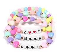 AICase para Kpop Demon Merch Hunters - Pulseras inspiradas en 3 piezas apilables y elásticas para Huntrix k pop - Regalos de joyería únicos para aficionados, mujeres y hombres, 1