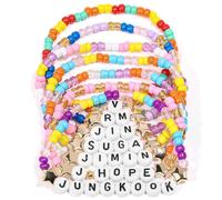 AICase Pulseras inspiradas en BTS Merch Set de 7 pulseras de la amistad