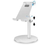 AICase Soporte Universal Ajustable de Aluminio para Tablet/teléfono, para iPad 2018 Pro 10.5/9.7/12.9, Air Mini 2 3 4, Samsung Tab, Otros teléfonos Inteligentes y tabletas (4-12.9 Pulgadas), Color