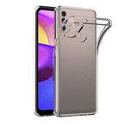 AICEK Compatible con Motorola Moto E40 Funda, Transparente Silicona Fundas para Moto E40 Bumper Case Carcasa Silicona Funda