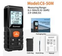 Aicevoos Medidor Láser Digital de Distancia 50M 70M 100M 120M Láser de Precisión Cinta Métrica