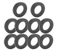 Aicharynic 10 imanes de anillo de ferrita de 45 mm de diámetro x 22 mm x 8 mm con agujero, anillo magnético resistente, con agujero para industria, bricolaje, manualidades, proyectos de ciencia