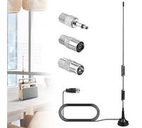 Aicharynic Antenna para Radio Estéreo 3M Cable Alargador Digital Audio Vedio, Cine en Casa, HiFi