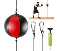 Aicharynic: Boxeo de doble extremo: Pelota de boxeo colgante, juego de pera de boxeo, saco de boxeo, entrenamiento de boxeo, entrenamiento para adultos, para gimnasio y hogar