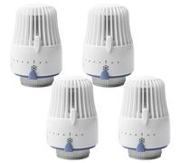 Aicharynic Cabezal termostático M30 x 1,5, 4 unidades de radiador: válvula termostática, radiador, antiescarcha, regulador automático de radiador, termostato para baño, para válvulas de radiador
