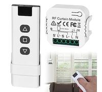 Aicharynic Control de persiana por radio, interruptor inteligente compatible con interruptor inalámbrico 230V para persianas, toldos, compuesto mando a distancia por radiofrecuencia + módulo