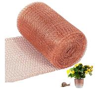 Aicharynic Red de cobre contra caracoles: 1 rollo de malla de cobre puro para repeler caracoles, red de cobre flexible para protección de plantas, para jardín y bancal elevado (12,7 cm x 10 m)