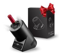 Aichiller - Enfriador de vino eléctrico, enfriador para una sola botella de vino de 750 ml, para vino tinto, blanco, champán, bodegas portátiles, enfriador sin hielo, para fiesta, regalo