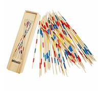 Aicom - Mikado de Madera - Juego de palitos Chinos - Juego de Mikado Ideal para Compartir con Amigos - 1 Caja
