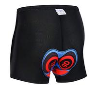 AICTIMO Pantalones Cortos de Ciclismo Calzoncillos Ropa Interior 3D Gel Acolchado para Bicicleta Bici Ciclista MTB Liner Hombre Transpirables 9D L