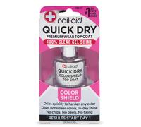 Aid de azcar, vaso seco, brillo de vidrio seco de uas, abrigo largo, desgaste, color resistente a rasguos transparente 0.55 fl oz