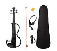 AID Violín eléctrico 4/4 para principiantes, juego introductorio de violín eléctrico silencioso