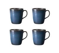 Aida 4 Tazas con asa Raw 35 cl Midnight blue