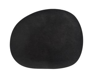 Aida Mantel individual Raw cuero Black buffalo (negro)