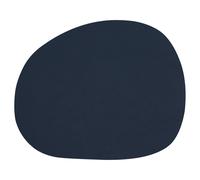 Aida Mantel individual Raw cuero Dark blue buffalo (azul oscuro)