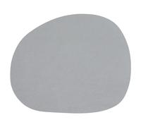 Aida Mantel individual Raw cuero Light grey buffalo (gris claro)