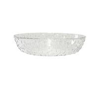 Aida Plato hondo de cristal Raw Ø16 cm transparente