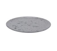 Aida Plato Raw Ø20 cm gris con puntos