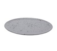 Aida Plato Raw Ø28 cm gris con puntos