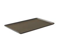 Aida Plato Raw 31.5x20 cm Metallic brown