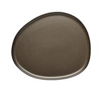 Aida Plato Raw Organic 29x25 cm Metallic Brown