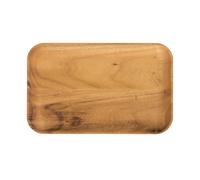 Aida Plato rectangular Raw 23.7x14.9 cm madera