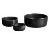 AIDA RAW - Bowl set - 3 piezas - Titanio negro