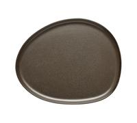 Aida Raw Organic lunchPlato 24x21 cm Metallic Brown
