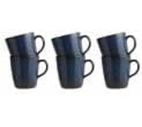 AIDA RAW - Taza con asa 35 cl - 4 piezas - Azul medianoche