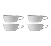 AIDA RAW - Taza con asa 35 cl - 4 piezas - Blanco ártico