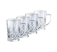 Aida Vaso de café con asa Harvey 27.5 cl set de 4 transparente