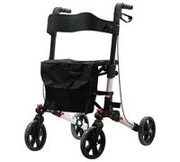 Aidapt Deluxe - Rodillo plegable plano, color blanco y negro