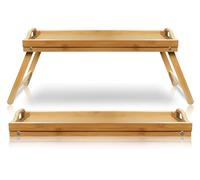 Aidapt Mesa de Madera con Patas Plegables. para tareas, Manualidades, Lectura, Mesa para portátil. Fácil de almacenar, Ligera, para Usar en la Cama o en el sofá