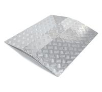 Aidapt Rampa de umbral de puente de aluminio, tres longitudes y alturas, scooter, silla de ruedas, bordillo, portátil, ligera, movilidad, ancianos, almohadillas antideslizantes, duradera, resistente a