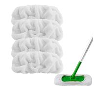 AIDEA Almohadillas de Repuesto Reutilizables de Microfibra compatibles con Flash Speed Mop, Mopa de Microfibra para Uso húmedo y seco ,Pack de 4